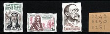 lot timbres france neufs année 1982 n° 2249 2250 2251