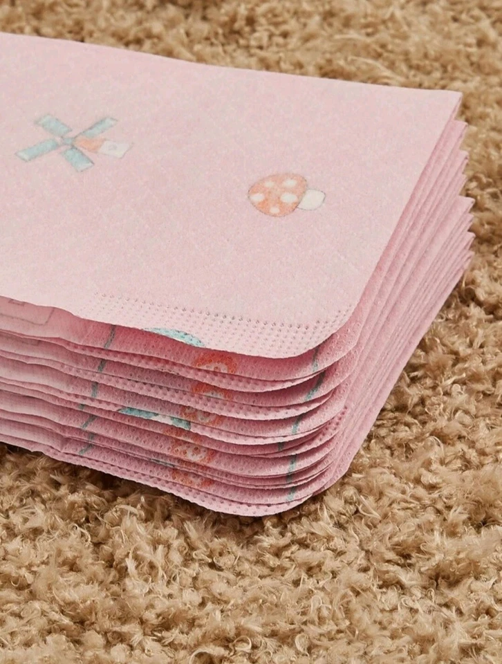 Baberos desechables para bebé alimentación para bebé 10 piezas babero gráfico de dibujos animados talla única  Foto 2 de 2