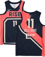 Elena Delle Donne Washington Mystic Signed Nike Navy Rebel Edition Jersey