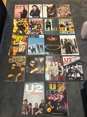 U2 Calendars - 1989 to 2009 - Pick Year From List - Multi Buy Discount