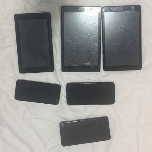 Android/Tablet Lot of 6 FOR PARTS ONLY
