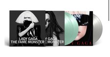 LADY GAGA The Fame Monster Silver  Coke Bottle Clear Colored Vinyl 3LP Presale