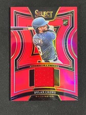 2025 Panini Select DYLAN CREWS RED PRIZM SELECTIVE SWATCHES RELIC /99 #SS-DC