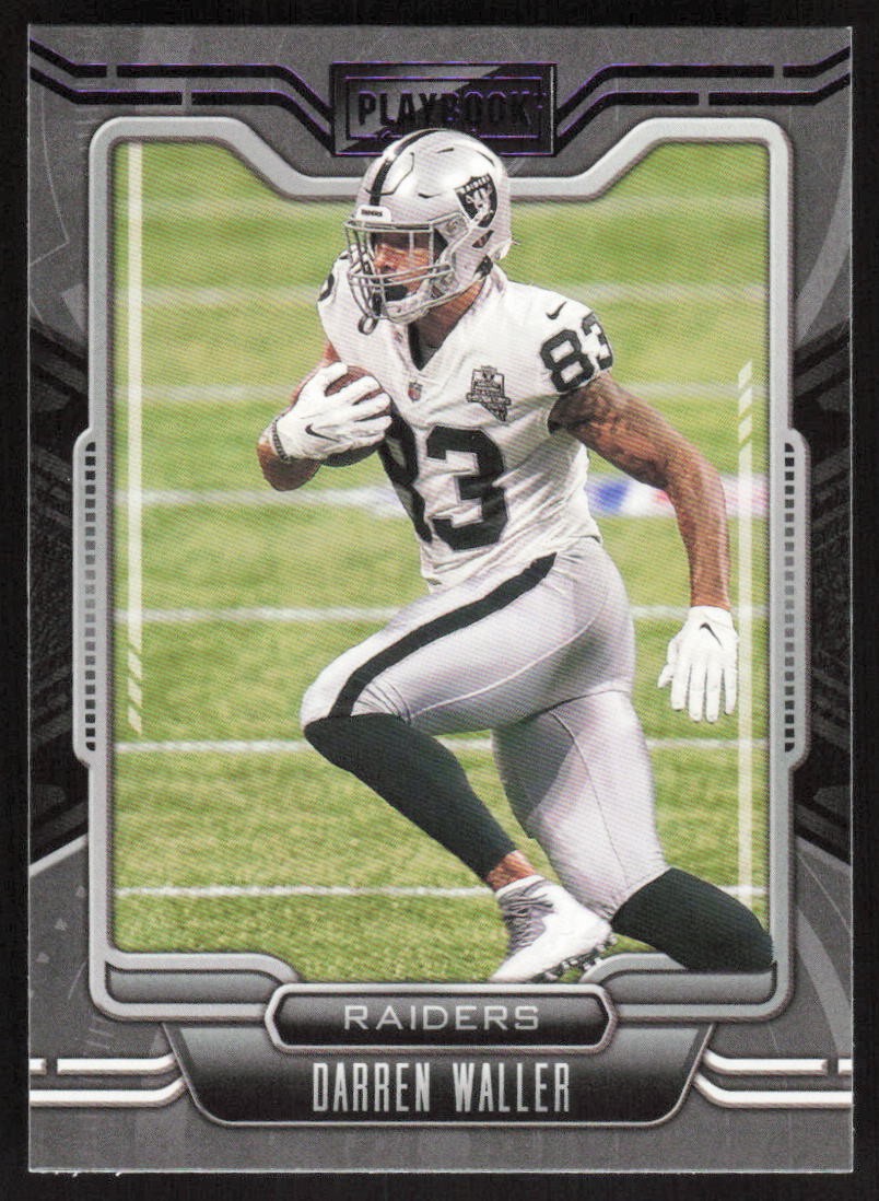 2021 Panini Playbook Purple Darren Waller #53 Las Vegas Raiders