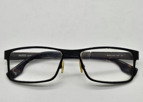 BOSS Hugo Boss 0428 E6P Eyeglasses Frames 55-16 2-1 140 Unisex Tortoise Italy