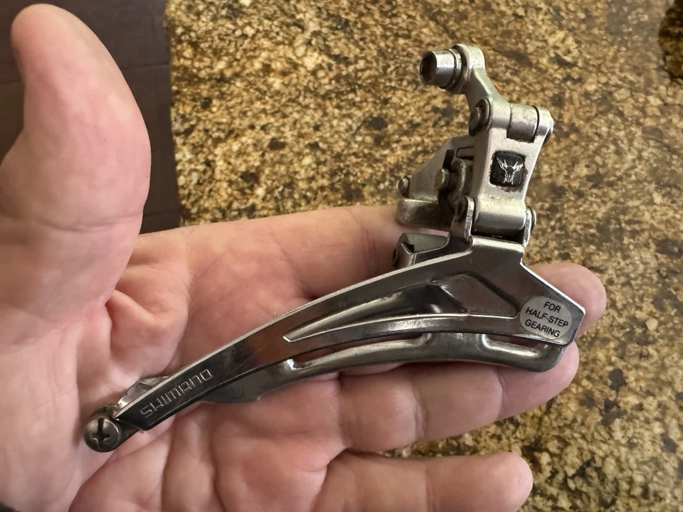 Vintage SHIMANO DEORE XT Deer Head Rear & Front Derailleur RD-M700 FD-M700 1985 - Image 2 of 4