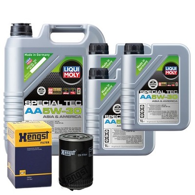 Motoröl 5W30 LIQUI MOLY Special Tec Aa 8L+HENGST Ölfilter