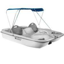 Pelican Tretboot Sonnenverdeck grey