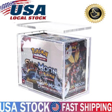 Pokemon Magnetic Booster Box Acrylic Case Protective Display REMIUM QUALITY