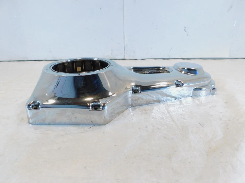 Cubierta de embrague motor primario exterior izquierdo Harley Davidson Softail & Dyna Foto 2 de 4