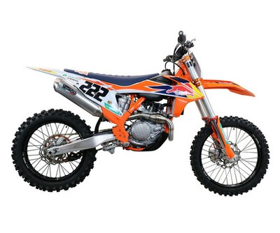 Komplette Auspuff GPR Pentacross FULL Titanium Gas Gas Mc F 450 2021 2022