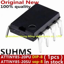 New ATtiny85-20PU DIP-8 IC (1pc) SUHMS ATtiny85 Microcontroller