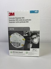 3M 8210 N95 Respirator Masks — 20 Pack — Sealed Box — Exp 09/2026 — USA B2