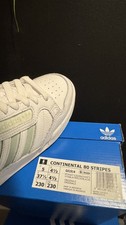 Image of Adidas Continental 80 – Brand New White Leather Sneakers (With Box)