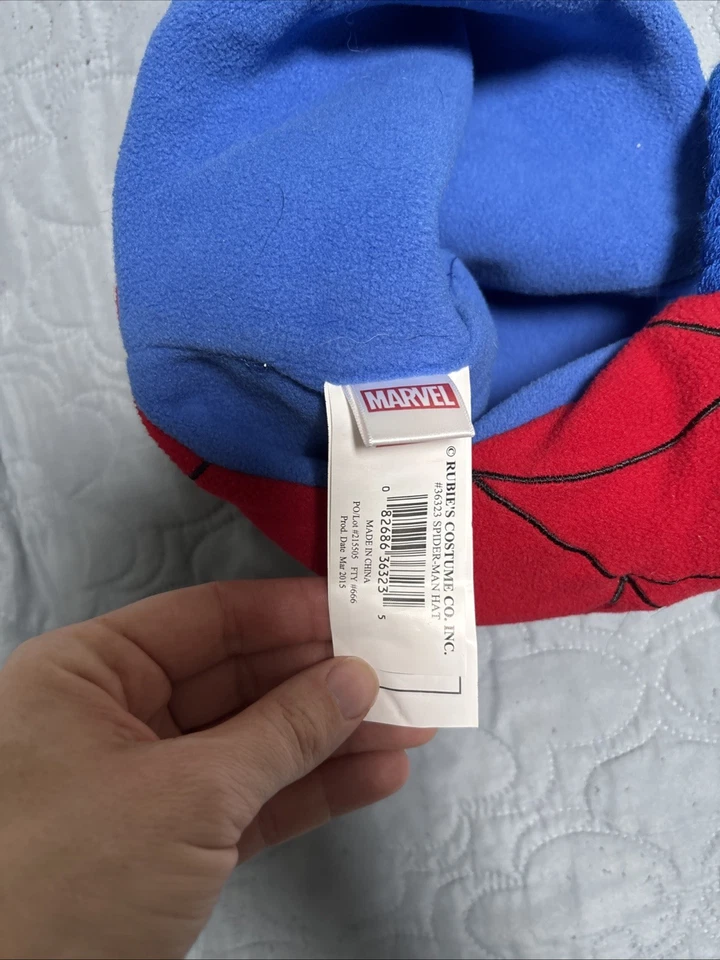Marvel Spider-Man Blue Winter Hat for Kids - Image 4 of 4