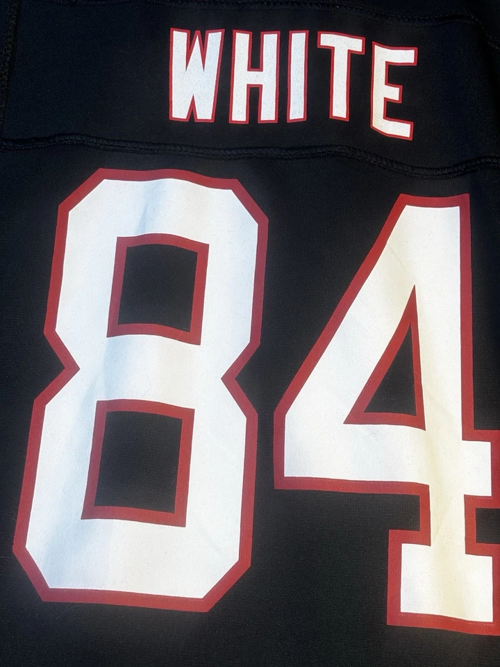 Camiseta Nike On Field Roddy Blanca Atlanta Falcons #84 Para hombres Grande NFL Fútbol Foto 2 de 4