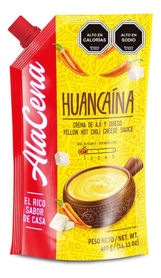 Huancaina Alacena Peruvian Yellow Chili Cheese Sauce 14.11 oz / 400 g Peru