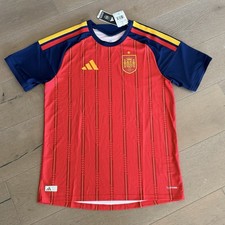 New: Adidas AUTHENTIC Spain Men s Large JN4366 World Cup 2026 Home Jersey Red