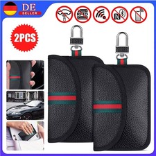 2x Keyless Go Schutz Autoschlüssel Box RFID Signal Blocker Box für Autoschlüssel