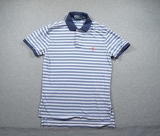 Polo Ralph Lauren Shirt Mens Small Blue Custom Fit Collared Preppy Lightweight