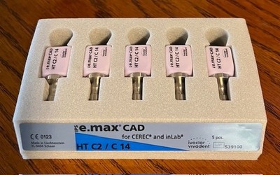 IPS e.max Cad HT C2 C14,  5 blocks  for CEREC and inLab