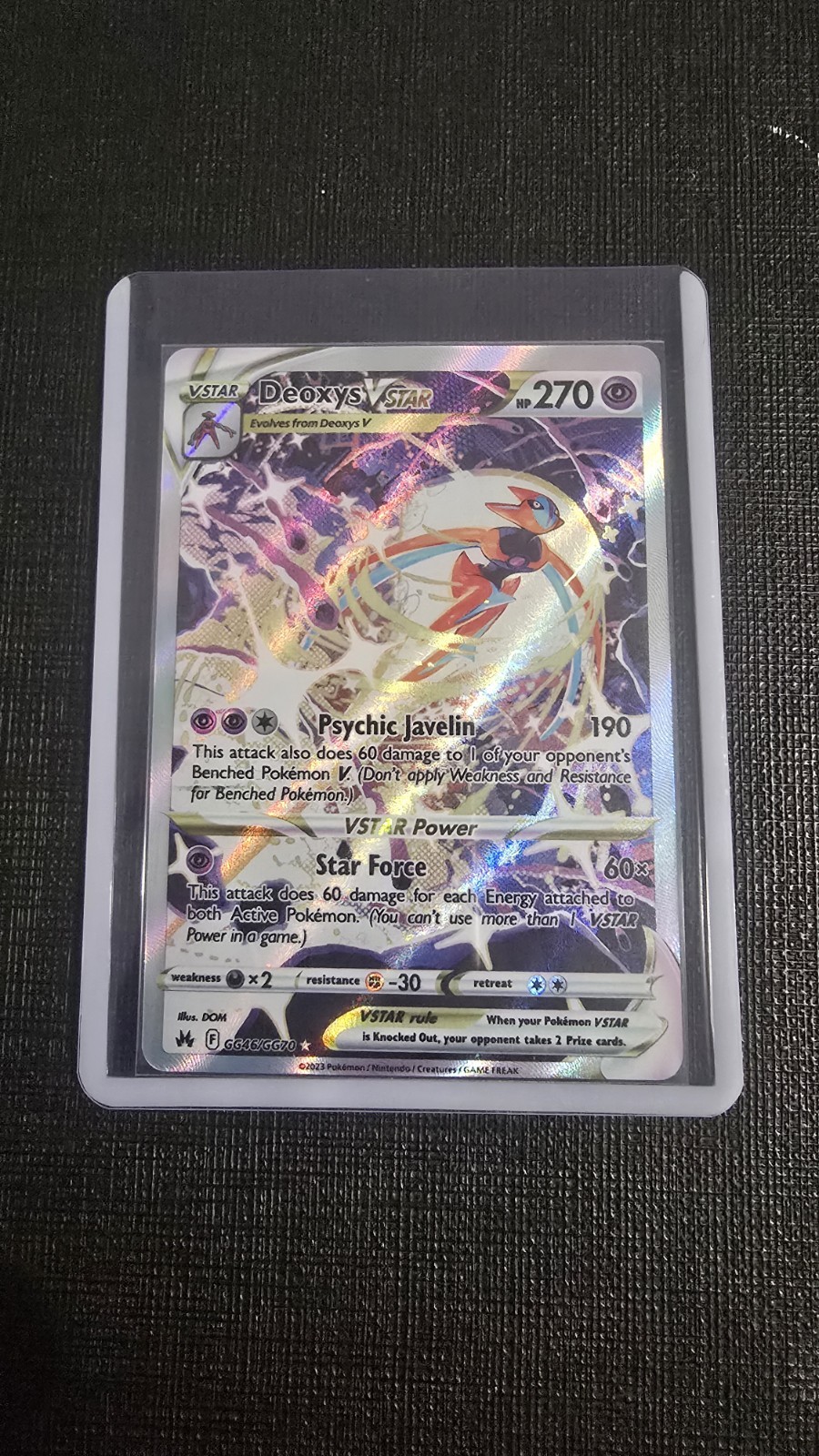 Deoxys VSTAR GG46/GG70 Crown Zenith Ultra Rare