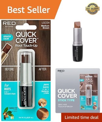 Quick Cover Root Touch Up Stick, Water-Resistant Temporary Gray Hair Conceale...