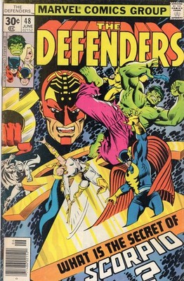 Defenders #48 Marvel Comics 1977 VG+