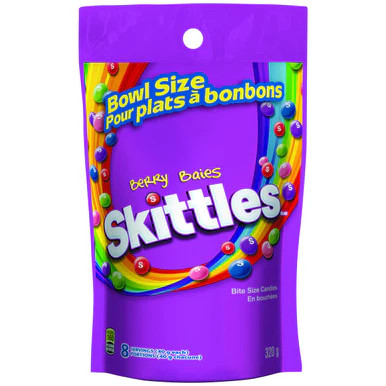 Skittles Berry, Mega-Pack, 320g/11,28oz - Bild 1 von 5