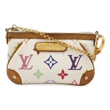 Louis Vuitton Monogram Pochette Women White One Size