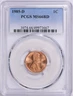 1985 D Lincoln Penny Cent PCGS MS66 RD