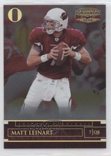 2007 Donruss Gridiron Gear Gold O's /100 Matt Leinart #37 0f1b