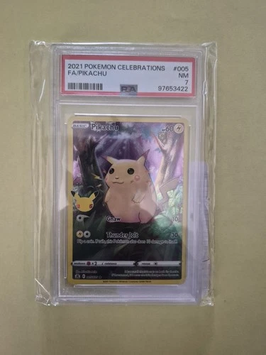 Pokemon Celebrations Pikachu #005 from 2021 Graded PSA 8 ⭐️