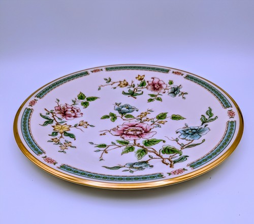 Lenox Morning Blossom Floral Dinner Plate Gold Trim Made USA Fine China