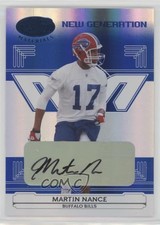 2006 Leaf Certified Materials Mirror Blue Signatures /100 Martin Nance Auto fm0
