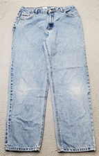 Calvin Klein Jeans Mens 34 Blue Denim Straight Leg Americana Streetwear