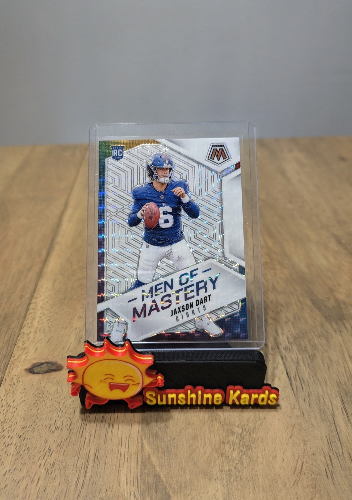 2025 Panini Mosaic Jaxson Dart #20 Men Of Mastery White 11/25 Prizm Rookie RC