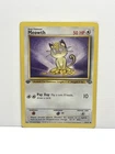 Pokémon TCG Meowth 56/64 Jungle 1st edition WOTC 1999 Vintage Holo MP-