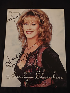 Marilyn Chambers Signed Promo Ad Slick / 8"x10" / Adult Film Star