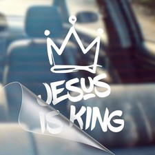 Jesus Is King Vinyl Die Cut Decal