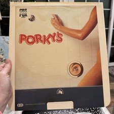 Porky's 1981 Vintage CED Videodisc TESTED WORKING