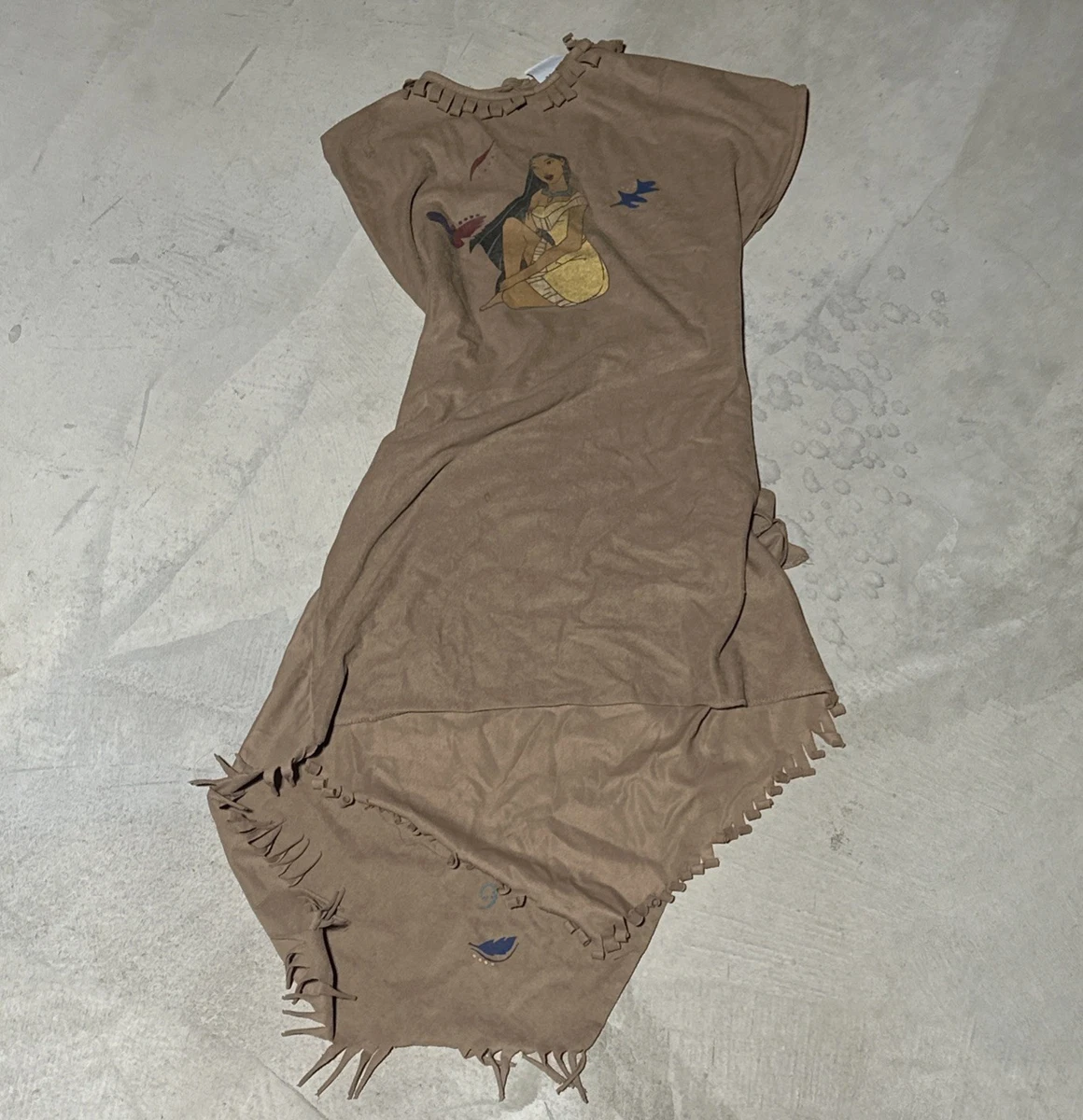brown pocahontas dress Princess Pocahontas Costume Dress – Luxury Kids Costume by Teresita Orillac  – Joy Costumes main image 0