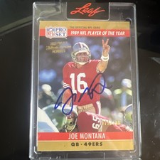 2020 Leaf Metal Joe Montana Collection Football Cards 30