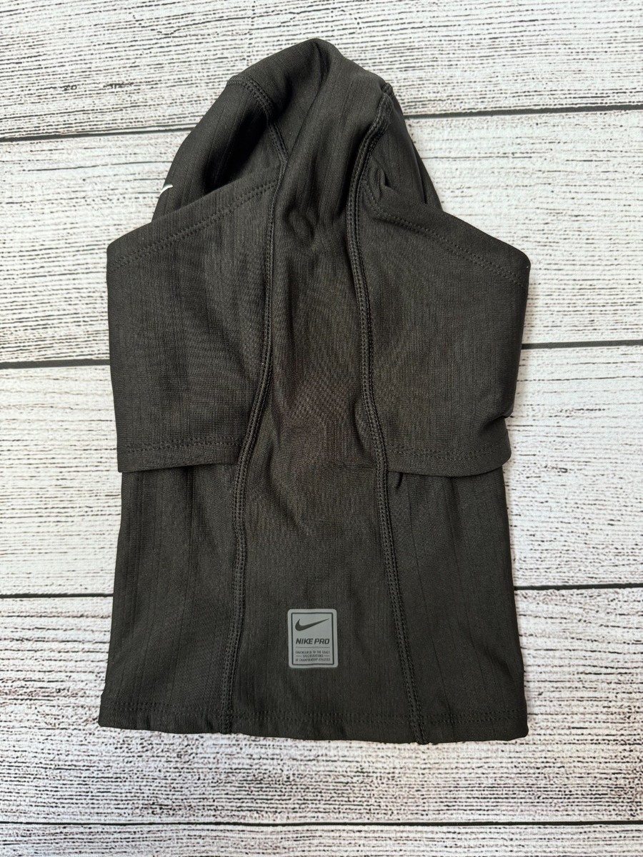 NEW Nike Pro Therma-Fit Hyperwarm Hood Ski Mask Black FREE