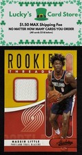2019-20 Panini Absolute Memorabilia #RT-NLT Nassir Little Rookie Threads Patch