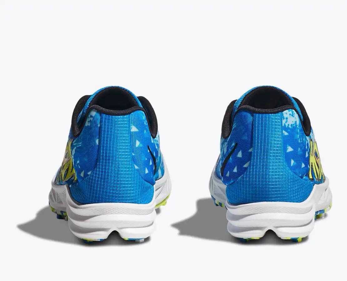 Hoka One One Crescendo XC Mens Size 10 Blue Yellow Trail Running Spikeless Shoes thumbnail 5