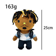 Hello Kitty JUICE WRLD Rapper Figure Plush Doll Fans Collection Toys Gift