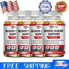 Premium Blood Sugar Health Caps 60 Count - Natural Metabolic Support for Adults
