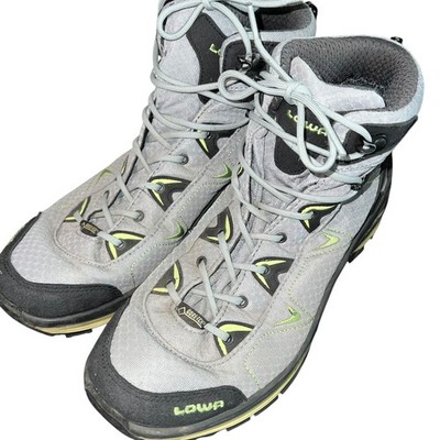 Lowa Ferrox GTX Mid WS Womens Hiking Boots Gray Size 9 Waterproof