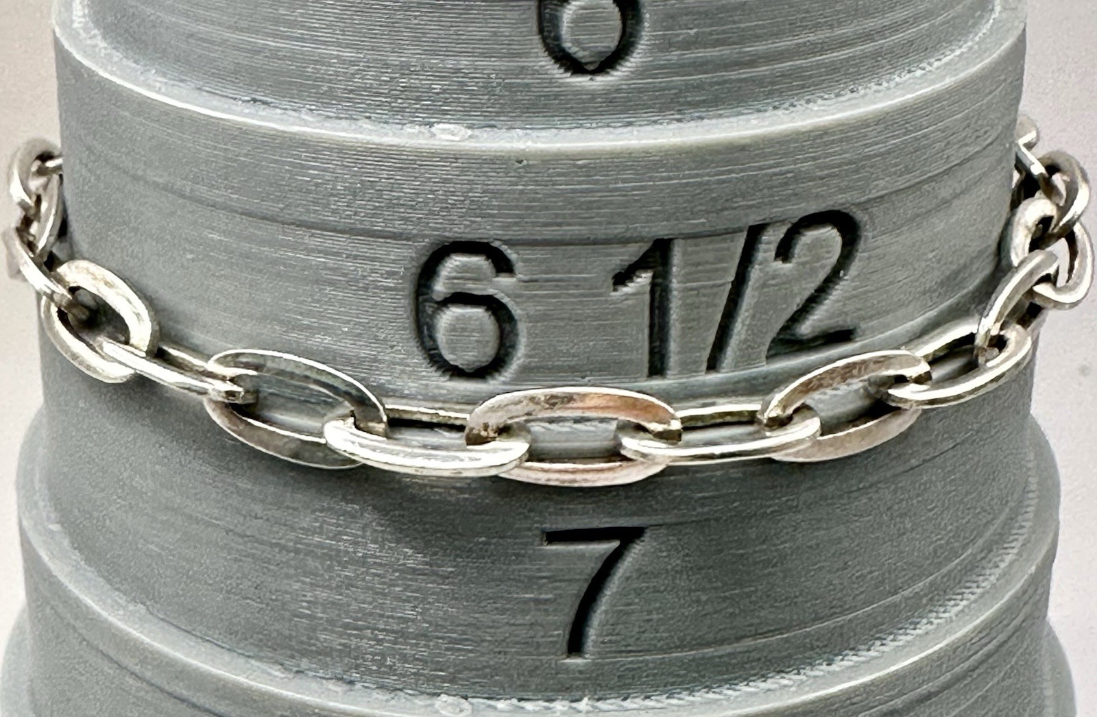 Clip Chain Link Bracelet Secure Box Clasp Boma Sterling Silver 7 1/4 Inches Long